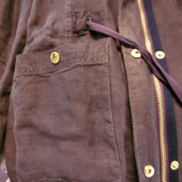 Brown Linen Jacket - Picture 6 of 8